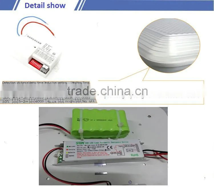 3 years Warranty outdoor battery backup rechargeable 18w led emergency charging light