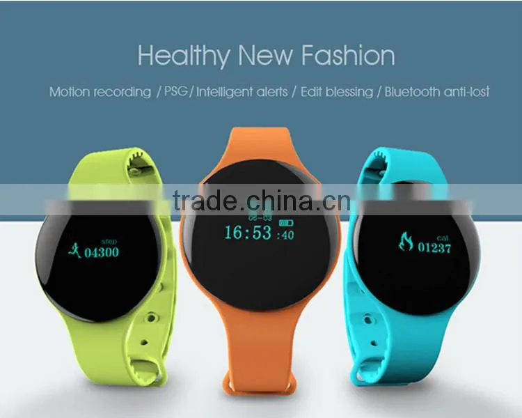 Portable Anti-lost/Phone Calls Reminding Life Fitness Waterproof Smart Bracelet Bluetooth