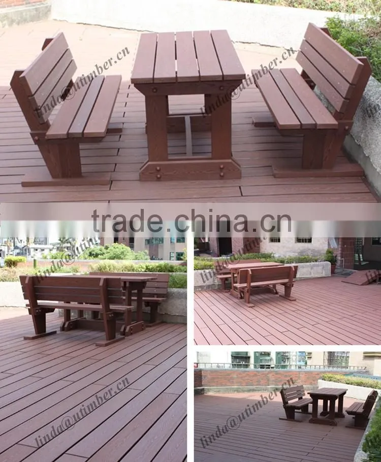 Waterproof Outdoor Park Wpc Chair