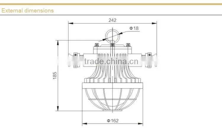 DGS36/127L(A) Mining flameproof LED roadway lights