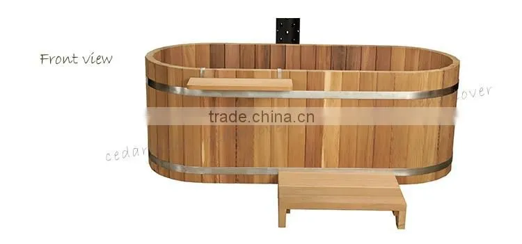Hot products Round outdoor Wood fired hot tub spa bath barrel