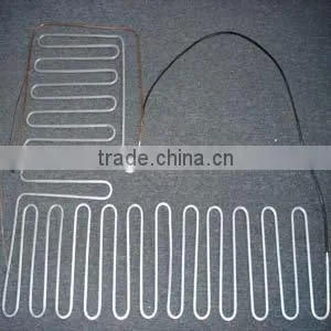 "D" shape aluminum tube evaporator
