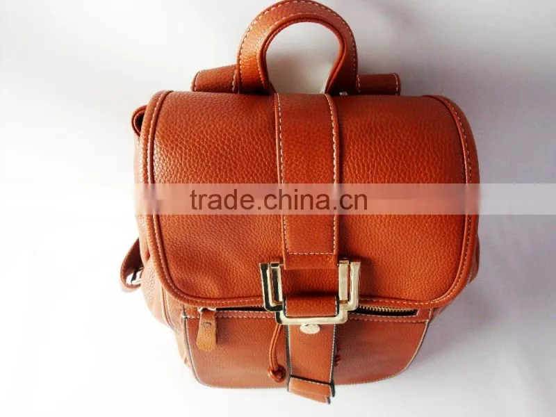 PU Leather Backpack And Fashionable Leather Bags For Girls