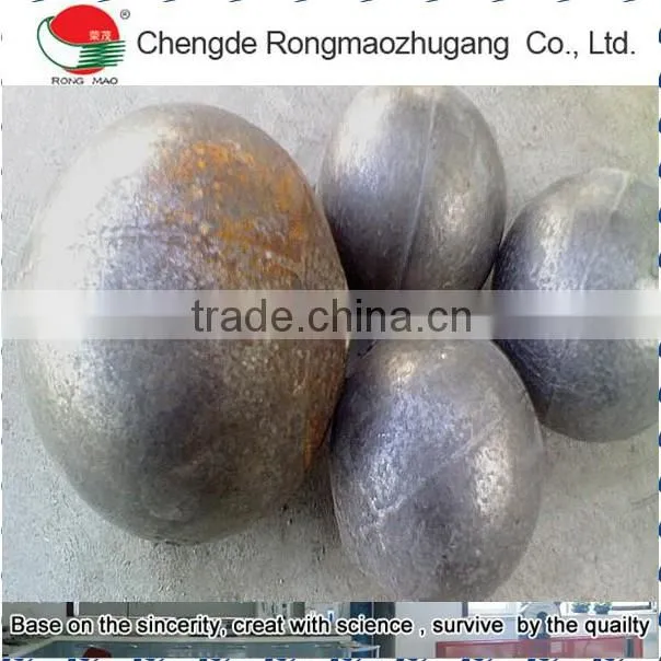High efficiency pore-free chrome grinding ball pore-free