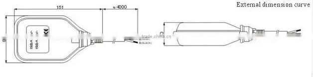 HP-M15-10 electrical water level control float switch, series electrical liquid level control cable
