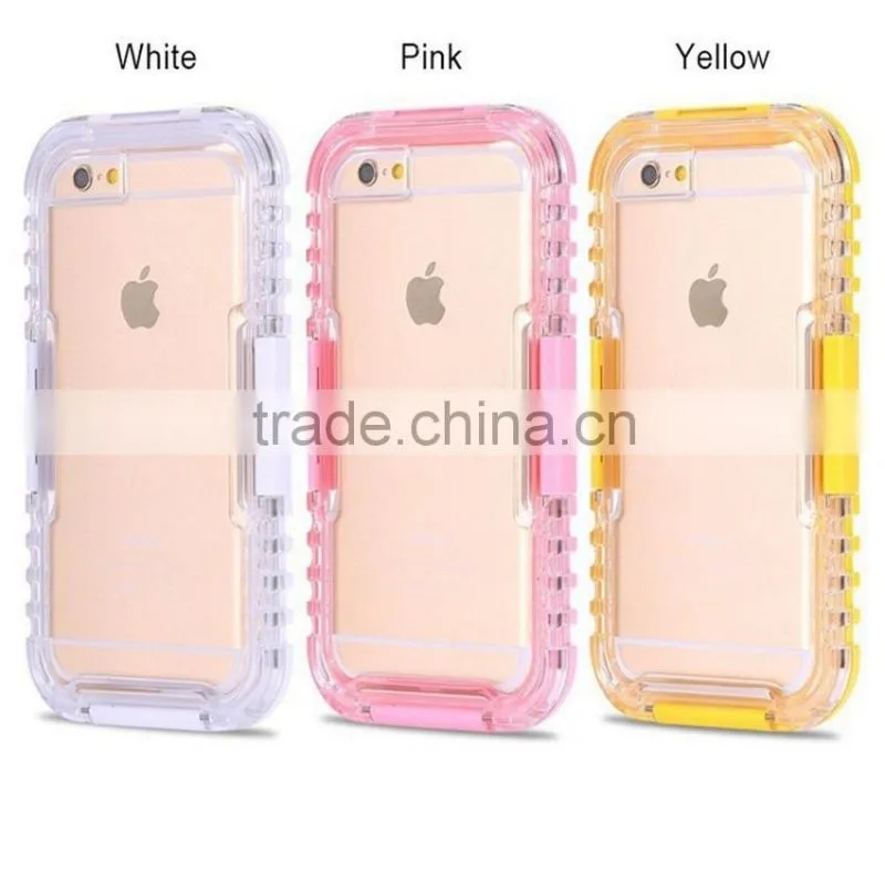 For iphone waterproof cell phone case red