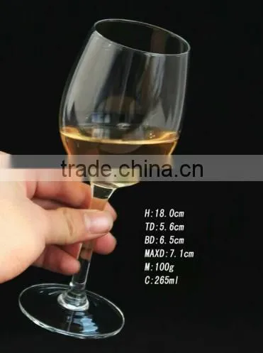 Red wine globet; Stemmed wine glass cup for Airline ;