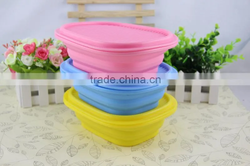 New Design And Eco-friendly rubber set meal box