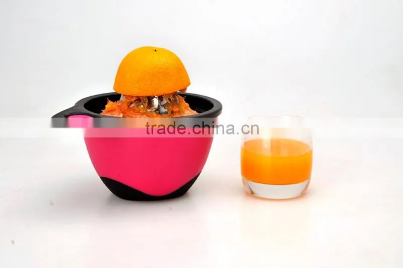 TPR+PP+S/S 21*18 High quality lemon squeeaer/orange juicer machine/press lemon squeeaer/lemon juicer/manual juicer