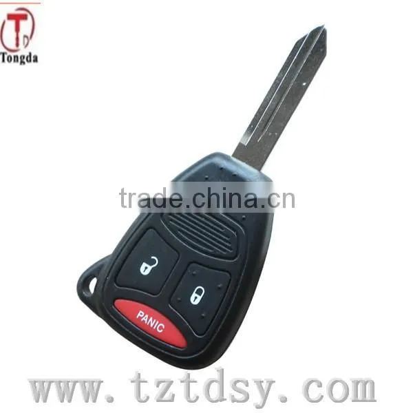 TD high quality3+1 button remote control, key shell factory price for Chrysler