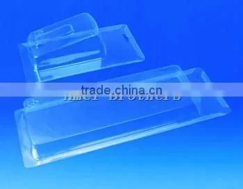 Thermoforming plastic transparent PVC blister case