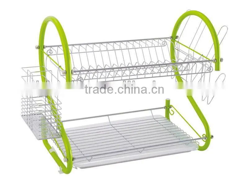 Reasonable Price Two Tier Metal Wire Dish drying rack