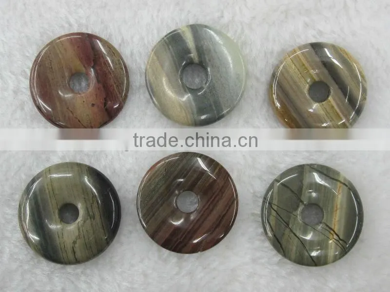 Wholesale Gold Obsidian donut gemstone