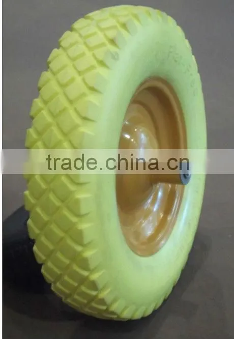 new material 4.00-8 pu wheel