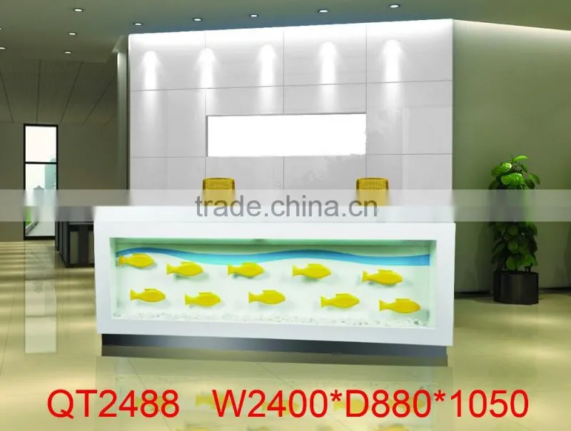 high quality high end reception desk dimensions factory sell directly QT2508
