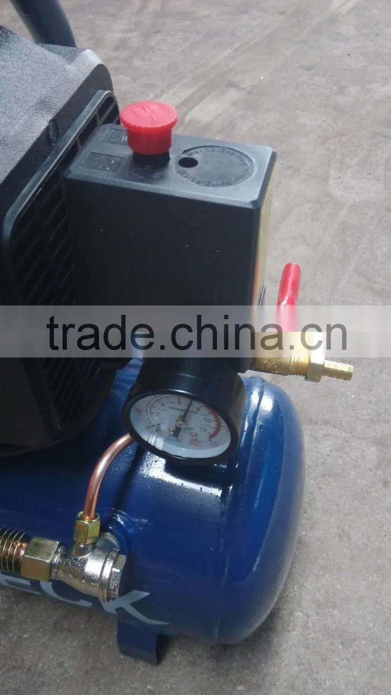 6L 1HP 0.75KW mini air compressor direct driven air compressor