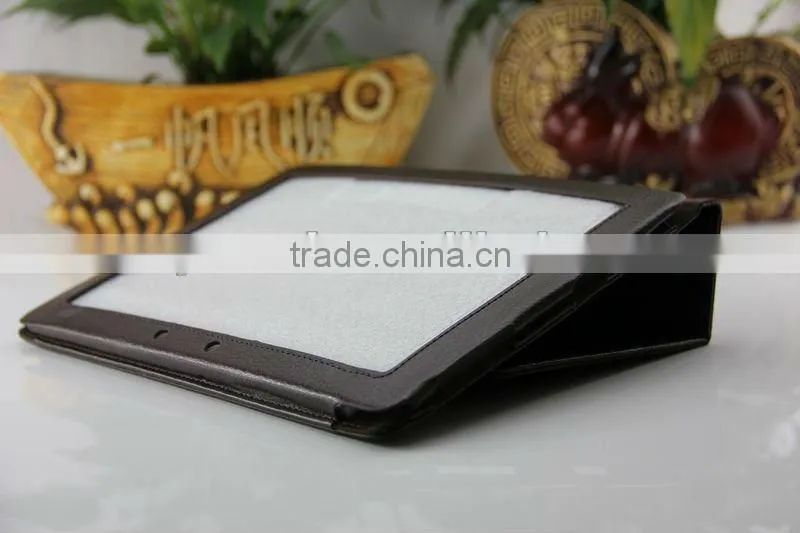 Factory price 2012 lychee skin for TF201 leather case ,For Asus Eee Pad