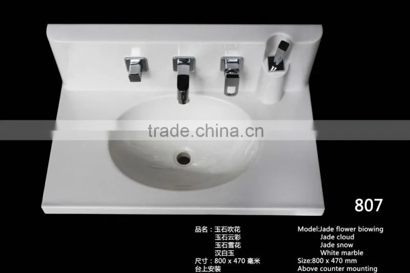 Bathroom counter top marble basin
