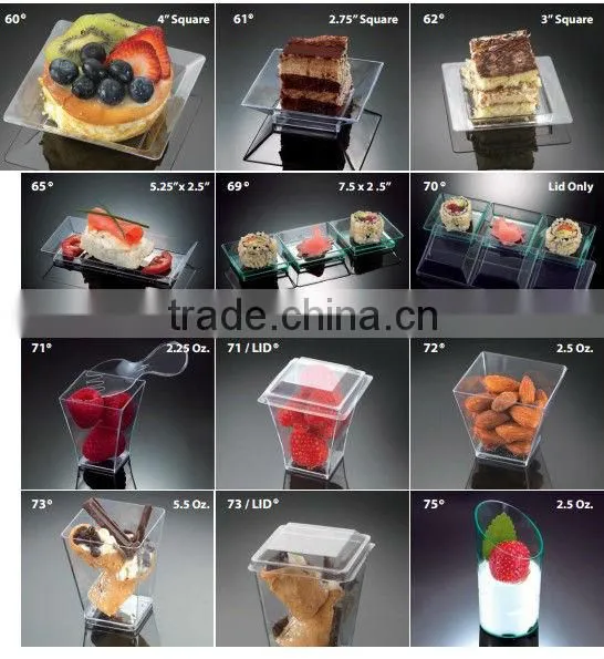 2015 hot sales transparent ice cream cup