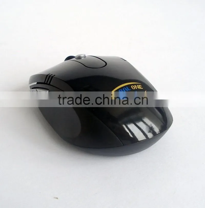 Hot Selling Wholesale Price 2.4Ghz Wireless Mobile Optical Mouse with 6 Buttons, 3 DPI Levels with USB Wireless Receiver