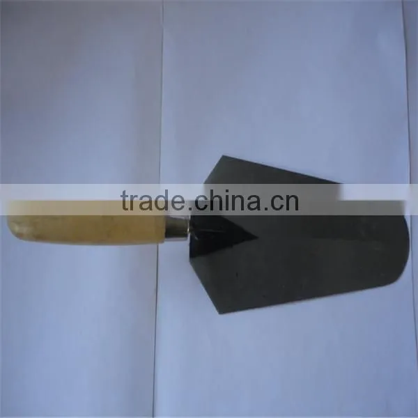 Multi-fuction tools,wooden handle bricklayer trowel,carbon steel blade construction tools