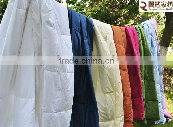 Colorful Cotton Shell Cheap Feather & Down Blanket
