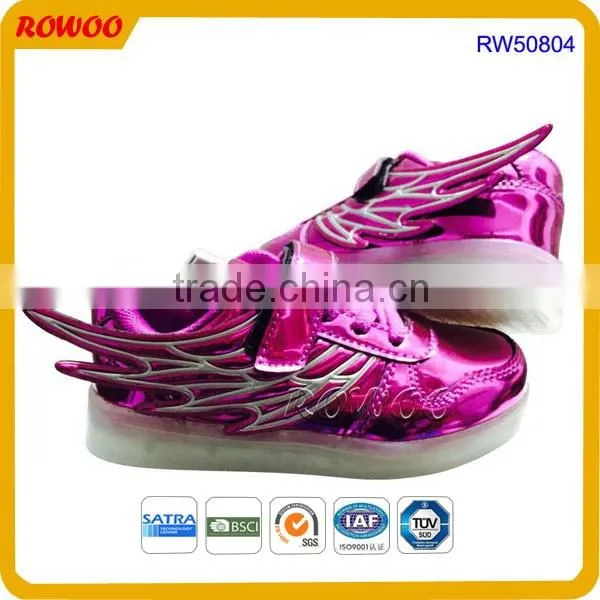 2016 new fashion shoes with lights Kids Sneakers Led Light up Kids Shoes