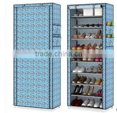 High storage sapce saving plastic shoe cabinet