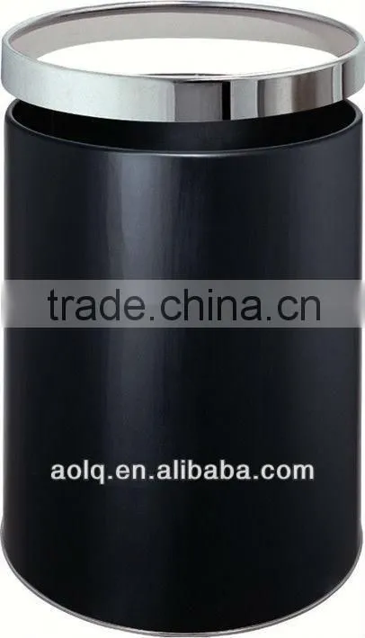 High quality leather cover dustbin