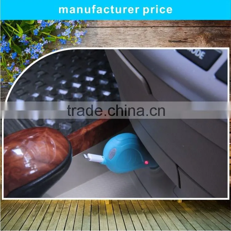 Bargain price new design usb car charger with a built in micro usb cable for Android in car