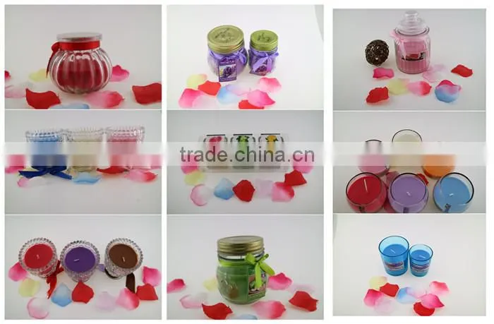 the most popular high quality scented jar glass candle 6*11cm