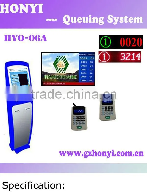 wireless ticket dispenser/wireless queue system