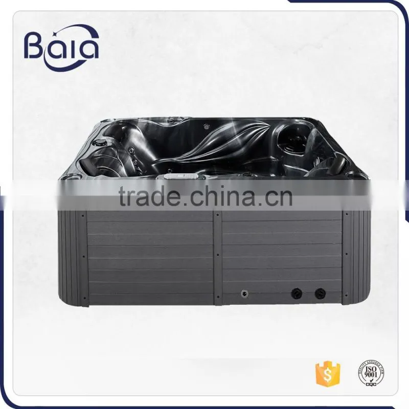 on sale high quality acrylic glass massage clear bathtub