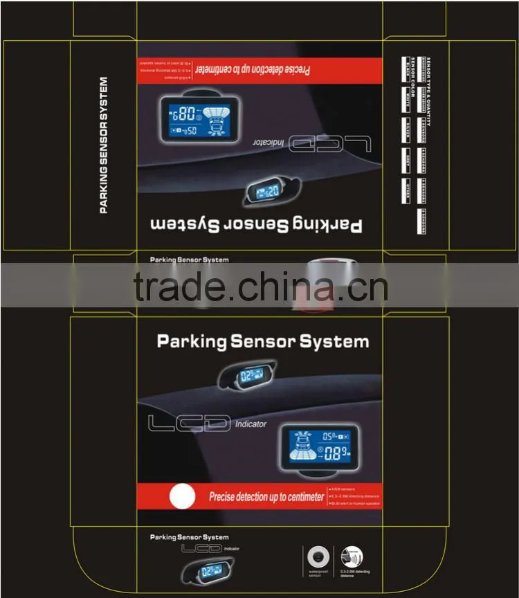 Mini LED Display 4 Sensors Kit Reversing Parking Sensor/Backup Sensor/Reversing Sensors System Radar Buzzer System