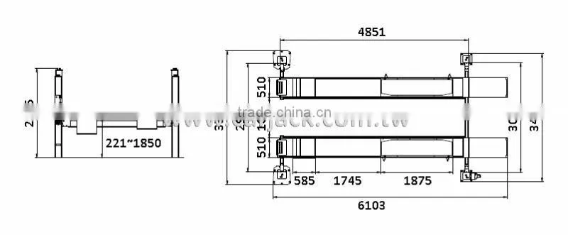 4 Post Alignment Lift