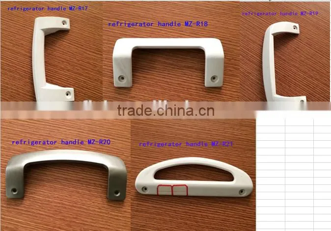 freezer door handles aluminium handles and knobs Freezer door handle SKD parts Steel Freezer Door Handle