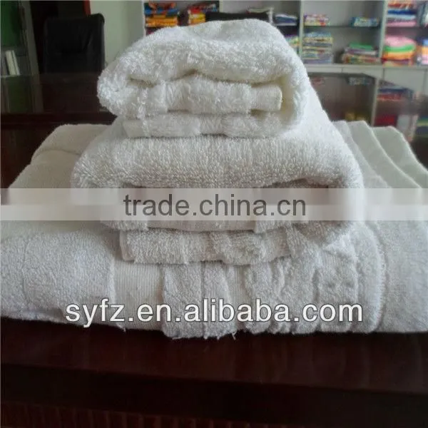 100%cotton high quality set towel for hotel