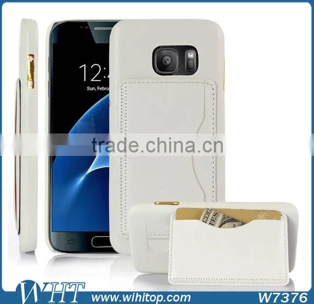 for S7 TPU Leather Card Case, for Samsung Galaxy S7 Case