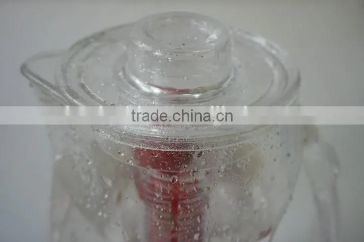 Acrylic plastic juice water infuse pitcher