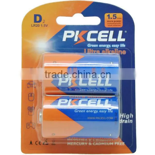 LR20 Dsize alkaline dry batteries,1.5v Dry battery from China battery supplier