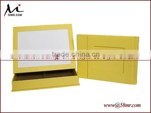 Wedding Leather Photo Book Box with Stitching