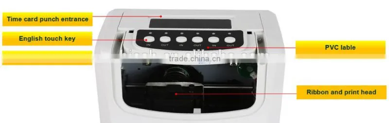 card punch time record attendance machine