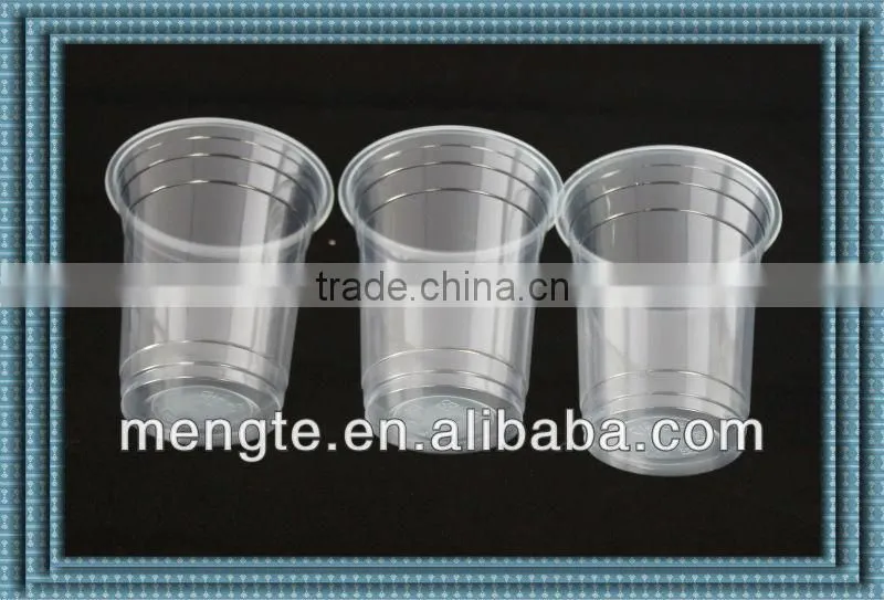 clear fancy plastic cup