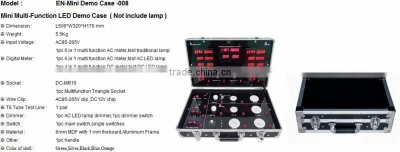 Multi-function LED showing case
