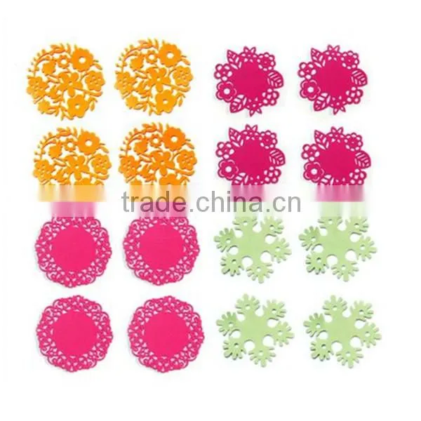 Elegant silicone mat/silicone table mat /silicone coffee cup mat/silicone decoration mat