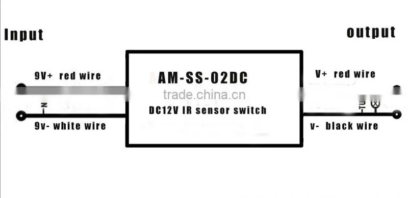 customized DIY Intelligent SENSOR SWITCH for mirror and bathroom lighting for hotel furniture 12V