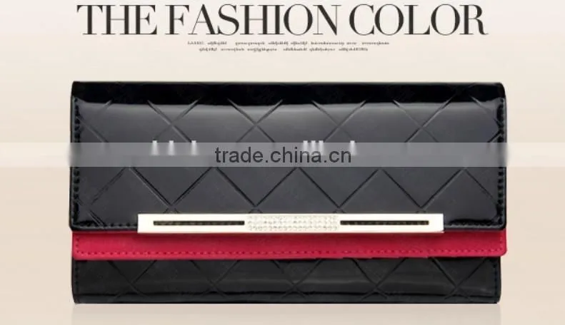 2016 hot selling custom genuineleather wallet leather women wallet
