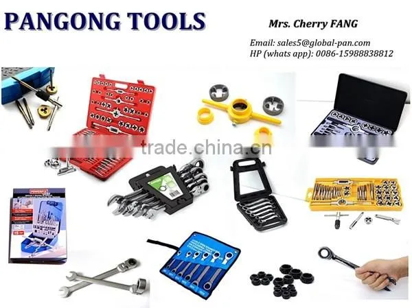 5PC hss or alloy steel tap set metric size hand tools