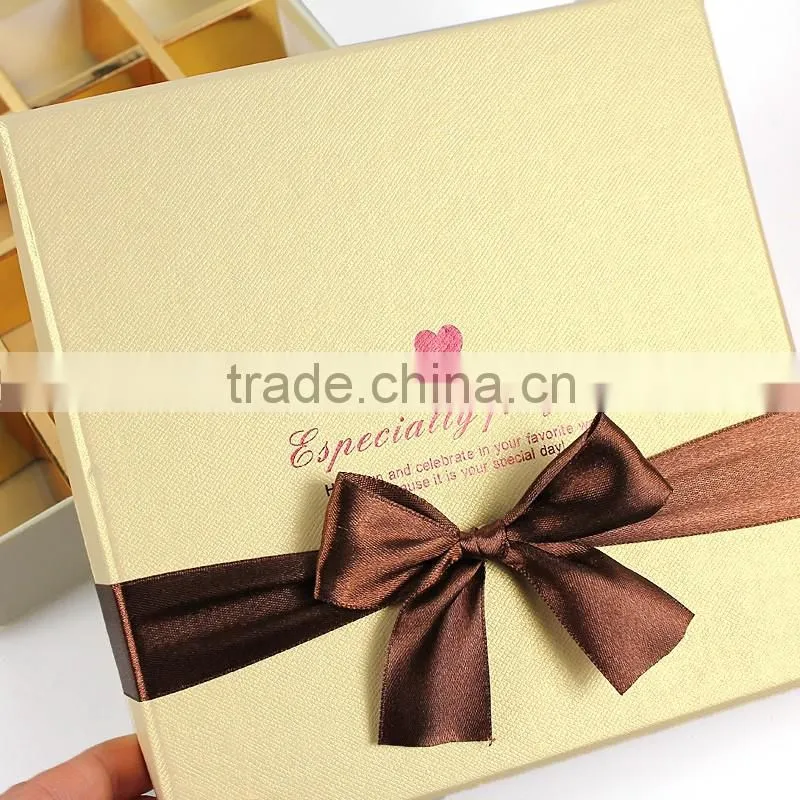 Decorative candy boxes gift box, with ribbon decorative box for candy