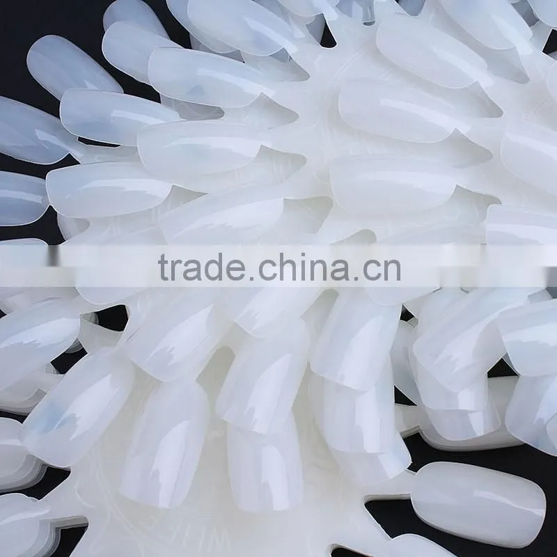 2015 wholesale artificial nail tip natural and clear color round shape nail polish color chart